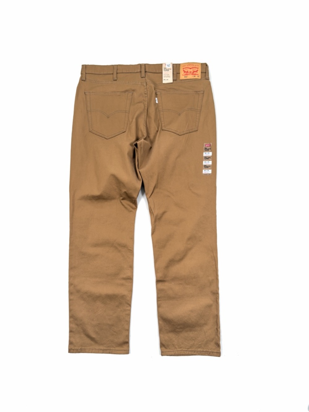 Levi’s 541 Men’s Athletic Taper Stretch Pants 38/31.5 (tag 38/32) Brown NWT